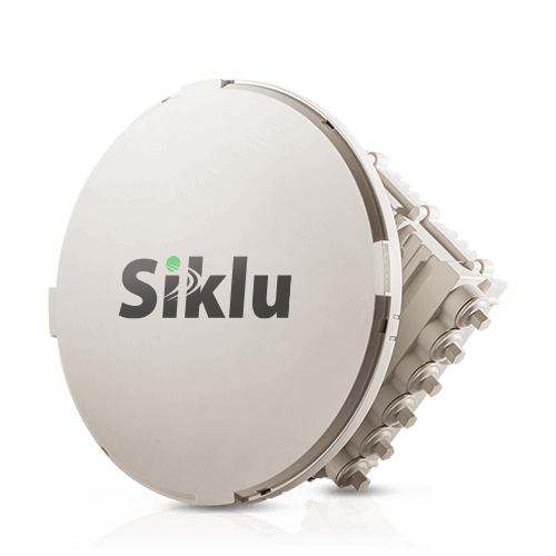 Original Image: Siklu EtherHaul-1200FX ODU with 1ft Antenna (FCC/ETSI); Tx High; Ports: 2x Copper; Power: POE