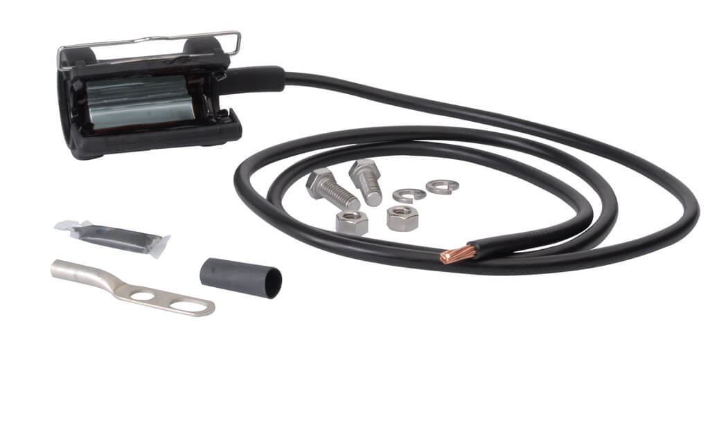 Original Image: CommScope – Universal Compact Grounding Kit for 7/8 in corrugated and smoothwall coaxial cable