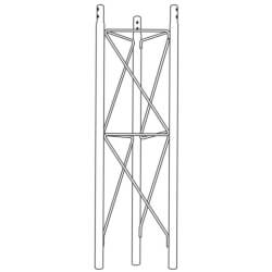 Original Image: ROHN 5 ft. Short Base Section for 25G Guyed Tower