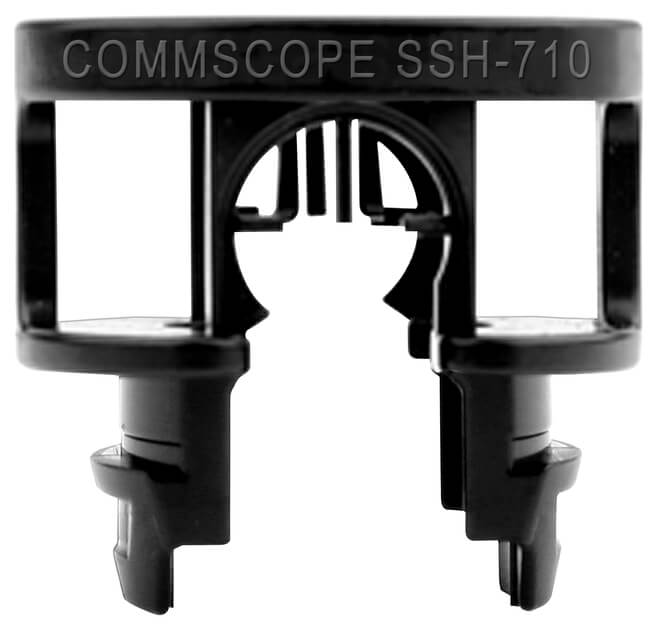 Original Image: CommScope – SnapTak PIM-guard Adjustable Hanger for 7.1 mm to 10.0 mm Cable – PIM Free Polymer Construction