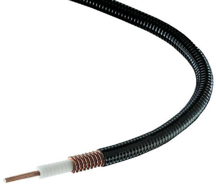 Original Image: CommScope – LSF2-50, HELIAX® Superflexible Foam Coaxial Cable, corrugated copper, 3/8 in, black PE jacket (Not for Individual Sale – Jumpers only)