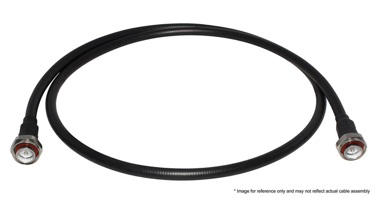Original Image: RF Industries – P2RFC-4318-39 Cable Assembly; 7/16 DIN Male To 4.3/10 Female; SCF14-50J; PIM Rated; 39″