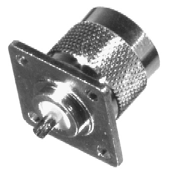 Original Image: RF Industries – RFN-1041-1 Coax Connector; N Male Straight Panel Mount Flange; Solder; Silver Body Plating