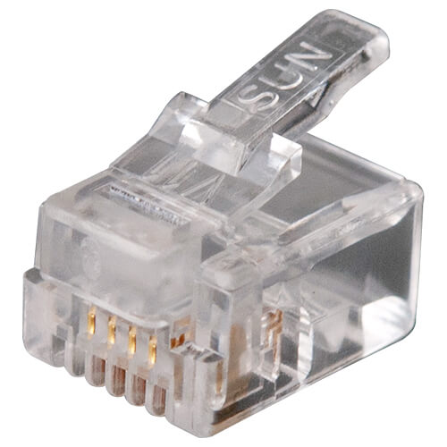 Original Image: RF Industries – RJ11-6P4C Standard RJ11 Plug; 6 Pos 4 Cont; Ul 94V-2 Flame Grade