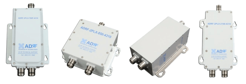 ADRF Duplexer (PCS 1900 MHz) (4.3-10 Female) (PIM: -153dBc)